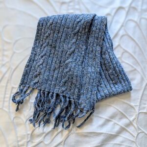Knit Blue Scarf
